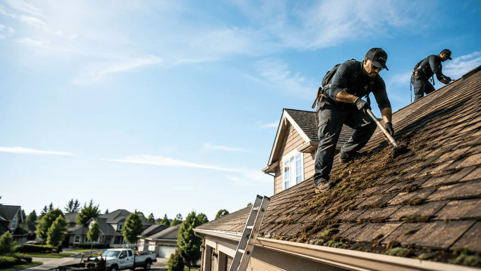 Roof Moss Removal in Kingston, OH near me